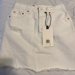 Levi jean skirt